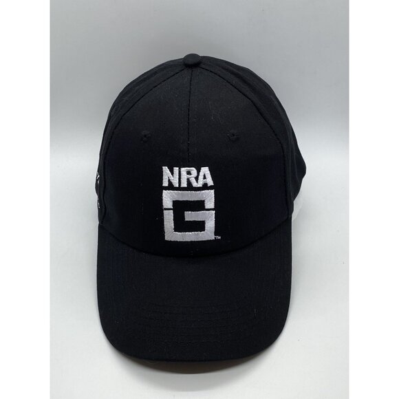 NRA G Black Adjustable Adult Baseball Cap Hat Hook-Loop Carry Guard - Picture 8 of 13